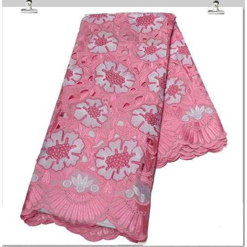 White Fashion African Dry Lace Fabric Swiss Voile Lace 2021 High Quality Dubai Lace Material Sewing ZL10714