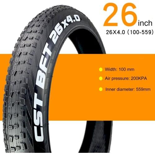 CST Bicycle Pneumatic ATV beach bike pneumatic of the city 26x4.0 of fat tires snow snow tires for bead/grease electric bicycles