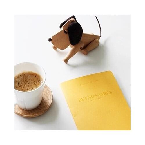 Wooden carving dog Doll Car Dashboard Decoration Accessories Auto Toy for Automoibles Car-styling Home Decoration Desk Ornament