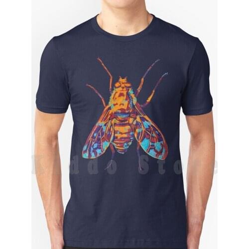 Tiger Bee Fly T Shirt DIY Big Size 100% Cotton Tiger Bee Fly Tiger Bee Bee Fly Insect Bug Insects Bugs Flying Insects Flying