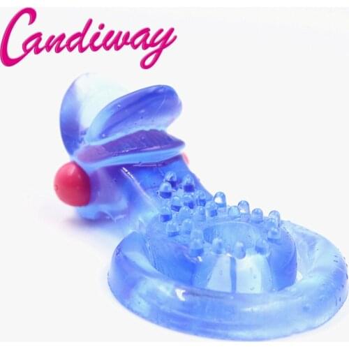 Cock rings Vibrators delay Ejaculation dildo ball holder extender Premature Lock Fine Tongue clit Sex Toys product for Men 2ring