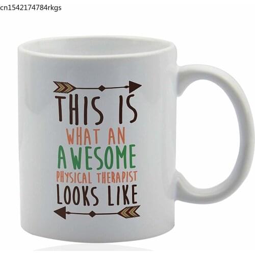 Physical therapist mug 11 oz. white ceramic cup. Best physical therapist gifts