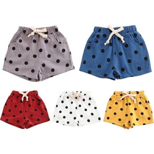 Summer Children Boys Girls Shorts Cotton Shorts Brand Shorts Toddler Panties Kids Beach Short Sports Pants Baby Clothing 1-5Y