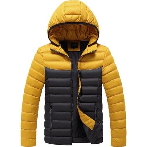 Winter Warm Casual Jacket Parkas Men Autumn Fashion Streetwear Men Parkas Windproof Thick Hooded Slim Coat Men