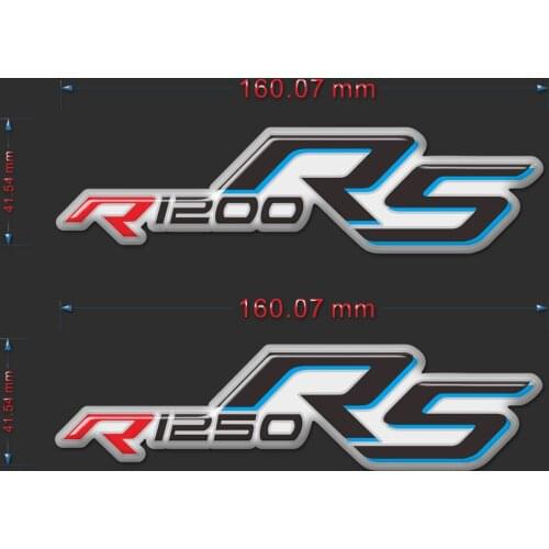 Motorcycle Stickers For BMW R1200RS R1250RS R 1200 1250 RS Side Panel Protector Fairing Decals Emblem Logo Tank Pad Protection