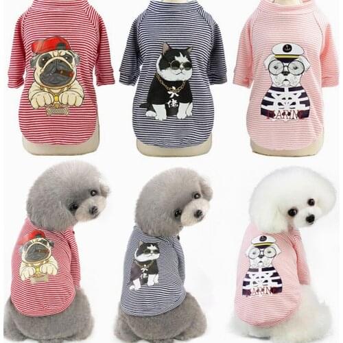 2019 New Summer Dog Clothes Pet Shirt Cat/Dog Vest For Chihuahua Shih Tzu Small Dog Shirt Puppy T Shirt Clothing S-2XL
