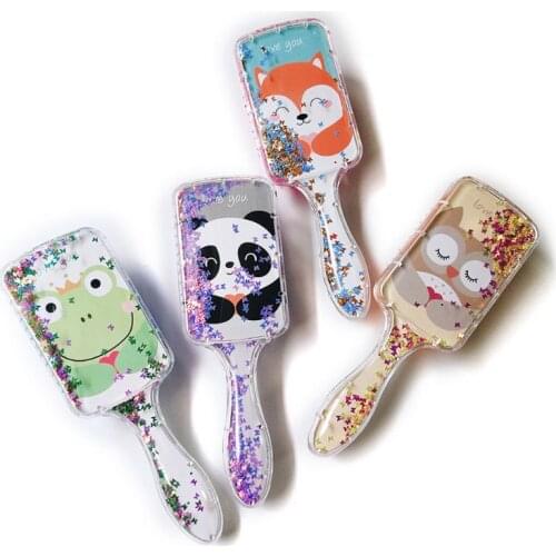 Salon Bristle Nylon Professional Hairbrush Scalp Massage Comb Wet Hair Brush RXJC