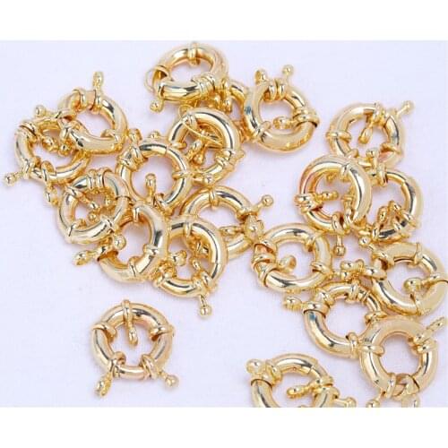 5pcs/lot Spring Ring Clasp With Open Jump Ring Stainless Steel Accessories For Jewelry DIY Findings Components