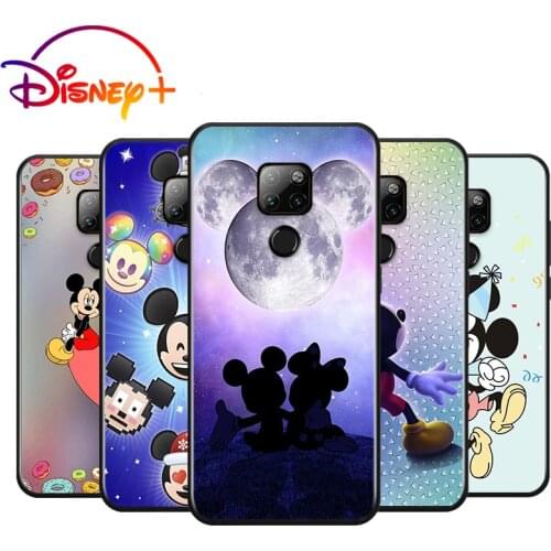 Mickey Mouse Smart for Huawei Nova 5i P Smart 2021 2020 Z S Plus Mate 40 RS 30 20 10 Pro Lite 2019 2018 Black Phone Case