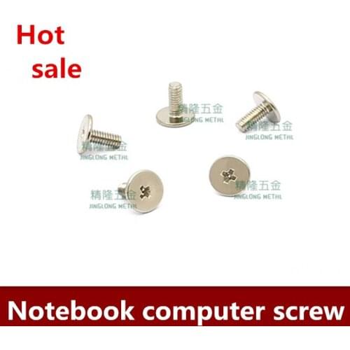 1000PCS/LOT Notebook repair screw, head / thin head screw CM2.5*6 head 7 M2.5 machine wire Jinglong hardware