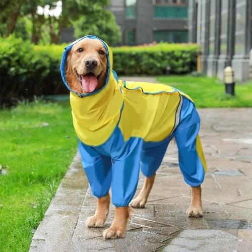 Waterproof Dog Raincoat Jumpsuit for Small Dogs Pet Clothes Puppy Raincoat Yorkie Chihuahua Clothes Teddy Cloak Jacket