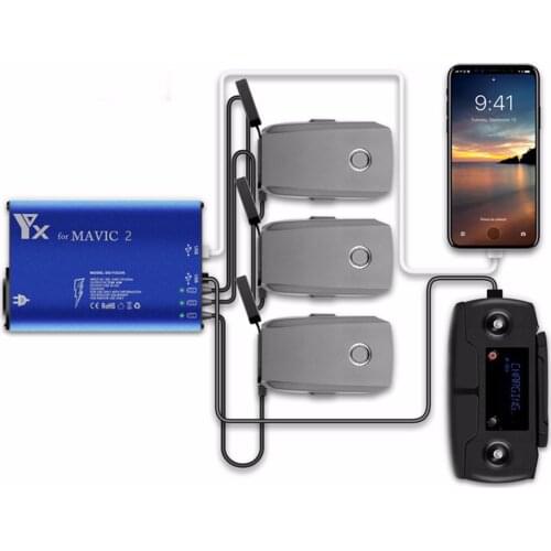 Dji Mavic 2 Pro Battery Charger 5in1 Charging Hub for DJI Mavic Pro 2 zoom Drone Remote Controller & Battery & USB Home Charger