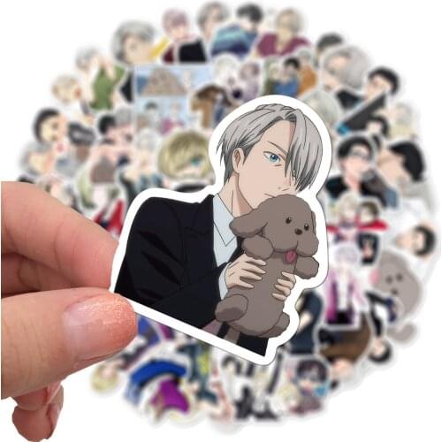 10/50Pcs/Pack YURI!!! On ICE Graffiti Stickers Anime Stickers For Motorcycle Luggage Laptop Bicycle Skateboard Pegatinas