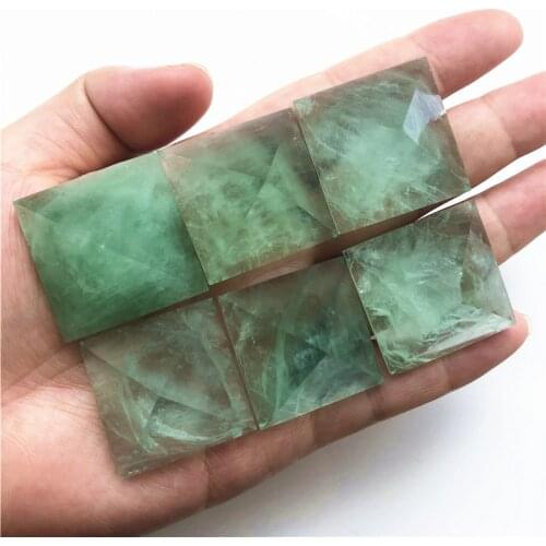 100% Natural Green Fluorite Quartz Crystal Pyramid Point Healing As Gift