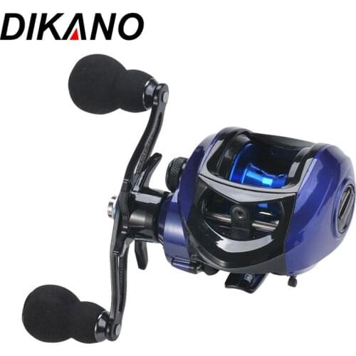 13 BB Left Handle Fishing Reel Water Drop Wheel Bait Casting 6.3:1 Gear Ratio Fishing Supplies