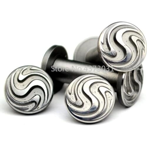 2 Pieces Exquisite Stainless Steel Screw for Diy Knife Making Material Knife Handle Screw 20 Size for Straight Folding Knife