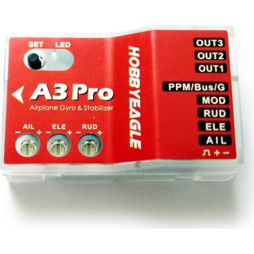 Hobbyeagle A3 Pro 6-Axis Gyro & Stabilizer Flight Controller for RC FPV Airplane Fixe-Wing Drones