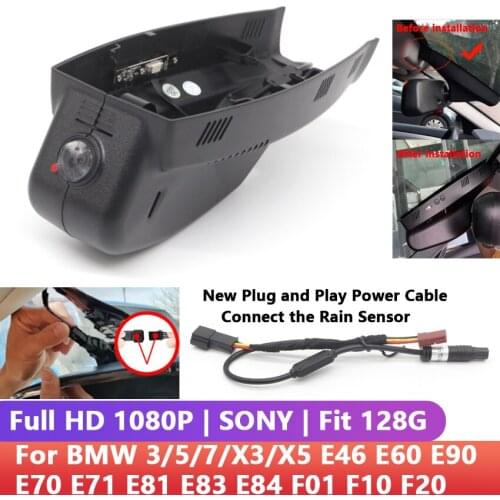 Car DVR Wifi Video Recorder Dash Cam Full hd 1080P For BMW 3/5/7/X3 / X5 E46 E60 E90 E70 E71 E81 E83 E84 F01 F10 F20 APP Control