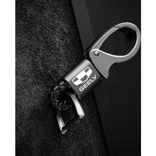 For Geely Emgrand 7 X7 EC7 Atlas Boyue CK2 GC6 Parts LC ec7 ec8 ck trinket Car accessories Key Keyring Metal Key Ring Keychain