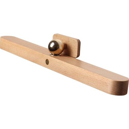 Wooden LED Mirror Light Indoor USB Rechargeable Wall Lamp Computer Bed Night Light Vanity Light Living Room Warm White 4000K