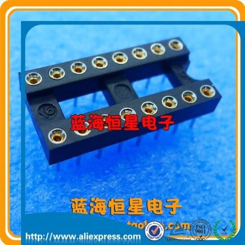 16P round hole IC block 16P round hole chip holder DIP-16 socket DIP16