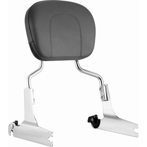 Motorcycle Parts Passenger Backrest Sissy Bar Large Pad Steel Chrome Triple Plating For Harley 2013-2014 CVO BREAKOUT FXSBSE