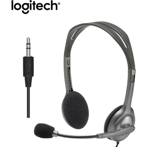 Logitech / Logitech H110 / H111 headset wired headset computer microphone stereo noise reduction headset