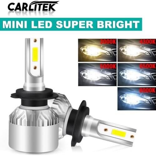 H7 H4 LED 12000LM H1 H3 9012 HIR2 H8 H11 9007 H13 9005 HB3 9006 HB4 Car Headlight Bulbs Auto Fog Lamp 6500K 12V CARLitek