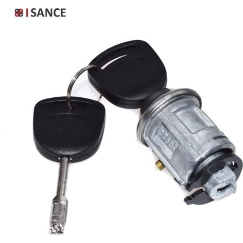 ISANCE Ignition Key Switch Lock Cylinder 2 Keys 1022184 For Ford FOCUS 1998-2005 & ESCORT 1986-2001 & TRANSIT MK6 2000-2006