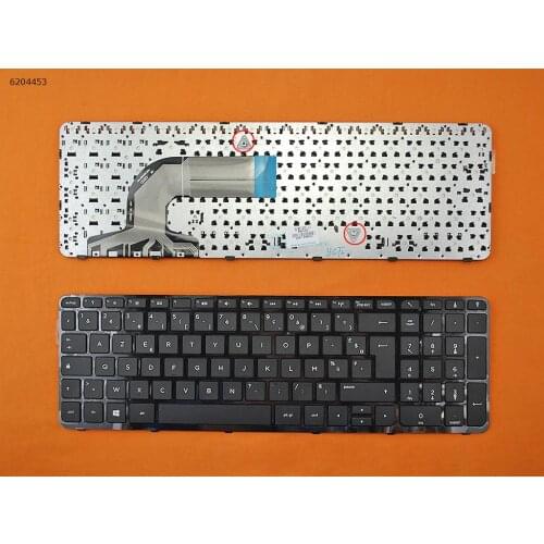 French AZERTY New Replacement Keyboard for HP Pavilion 15-E 15-E000 15-N 15-N000 Series 250 G3 255 G3 256 G3 Laptop Black