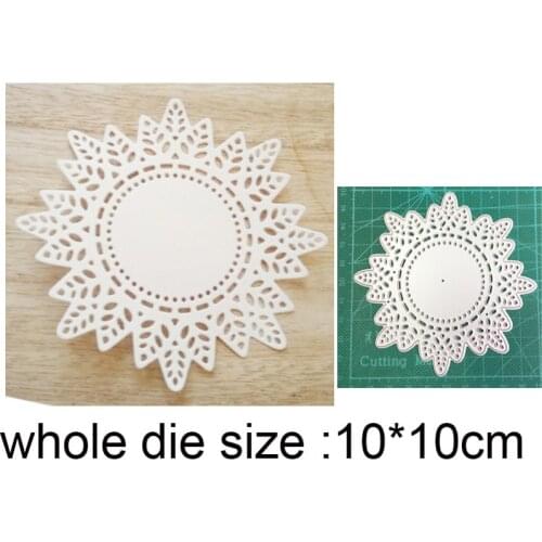 Christmas Flower Frame Metal Cutting Dies for DIY Scrapbooking dies Paper Card Making Decor Craft Embossing Die Cut Stencil dies