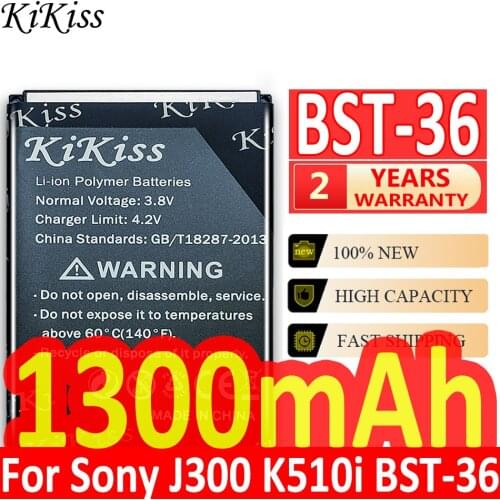 1300mAh Powerful Battery For Sony Ericsson Z320i z550i K310i K320I T270i T280i T258 w200i Z300i Z310i z558i s800i BST-36 BST 36