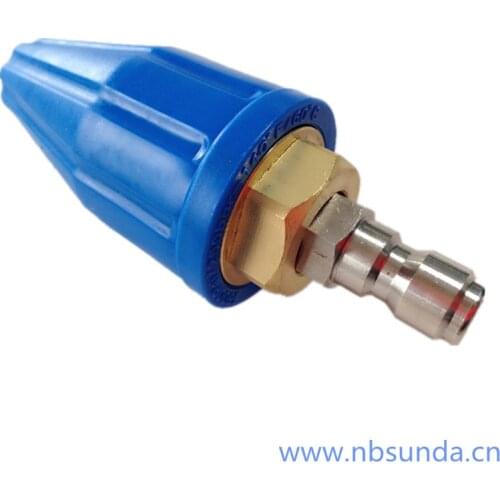 Pressure Washer Rotating Turbo Nozzle 5.0 Orifice, 4.5 GPM with 1/4" Quick Connect Plug