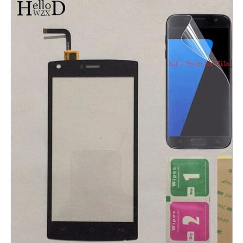 Mobie Touch Screen For Doogee X5 Max \ X5 Max Pro Touch Screen Glass Digitizer Glass Panel Touch Screen 5.0 inch Protector Film
