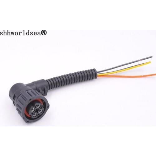 Shhworldse 1pcs 4 Pin 1-967325-3 Auto Sensor plug waterproof Electrical Wire connector plug for Car oil exploration,railway ect