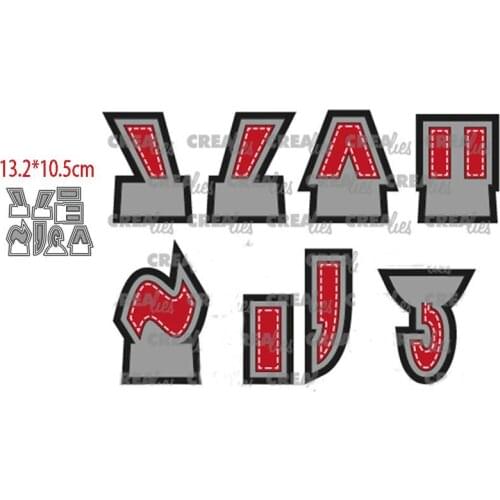 Old Sirius Punctuation background Metal cutting dies cut die mold card Scrapbook paper craft knife mould blade punch stencils