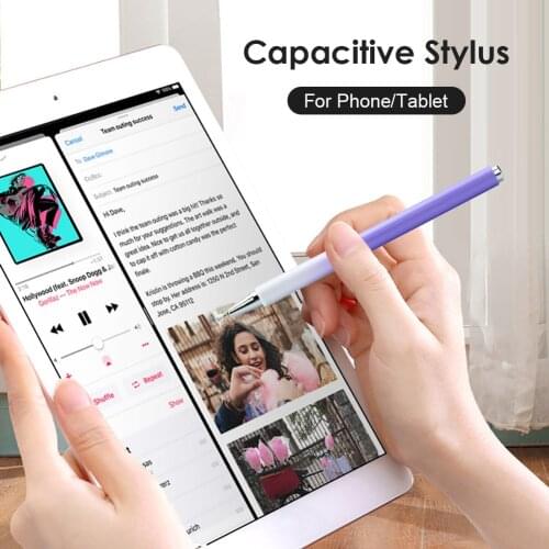 Stylus Pen Compatible Disc Stylus Pen Touch Screen Devices Magnetic Cap Gradient Capacitive Stylus for iOS Android Phone Tablet