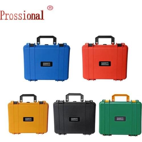 Safety Instrument Tool Box ABS Plastic Storage Toolbox Equipment Tool Case Outdoor Suitcase With Foam Inside 280x240x130mm