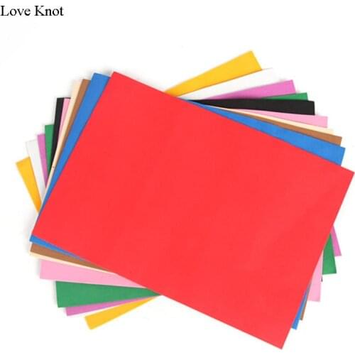 10pcs/lot DIY wholesale 20*30*0.1cm Thick Multicolor Sponge Foam Paper Fold Scrapbooking Paper Craft