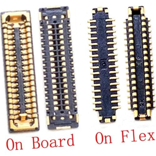 2Pcs LCD Display Screen Plug Flex FPC Connector For Huawei Honor Nova6SE Nova6 Nova 6 SE 6SE Port On Motherboard Board 32pin