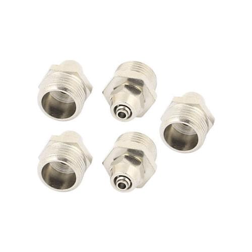 PC6-03 16mm Dia Push in Pneumatic Air Quick Connect Tube Fitting Coupler 5pcs