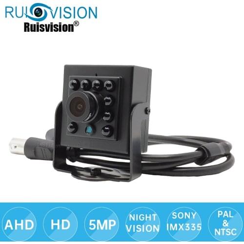 AHD 5MP Camera SONY IMXX335 Sensor 940NM LED Night Vision AHD CCTV Camera 4 in 1 Indoor Security Video MINI AHD Camera