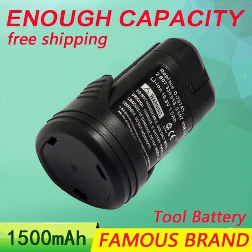 Golooloo 1500mAh Battery Spare Parts Rechargeable Battery For Bosch PS10-2 GOP10.8 V GMF 10.8 V-LI GSB 10.8-2-LI 10.8 V-LI-2 G