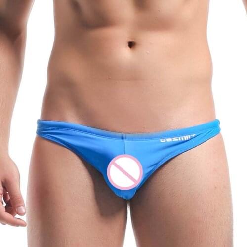 Desmiit Men Quick Dry Sexy Thongs Bikini Swimwear Beach Swim Surfing Mens Swim Briefs Male Swimsuit Bathing Suit Zwembroek Heren