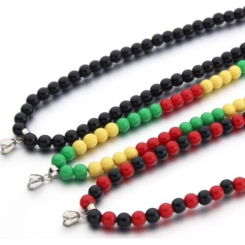 DIY Hip Hop Acrylic Beads Chain Necklace Men Rock Style Long Chain Necklace For DIY Jewelry Making Accessories Male Party Gift