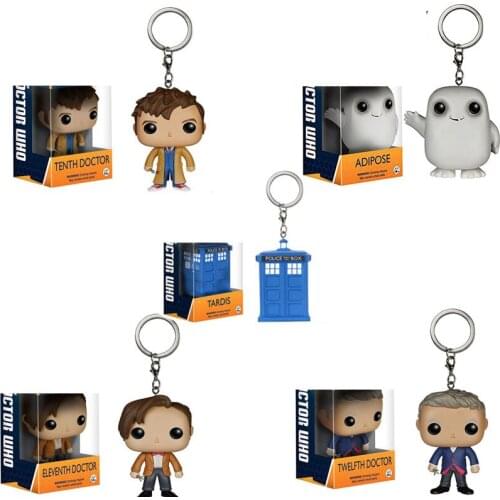 FUNKO Doctor Who 10th/11th/12th ADIPOSE Action Figure Anime Gift Toy Keychain Collection Toys For Children With Retail Box