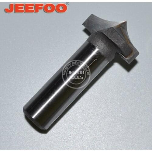 Jeefoo 1pc 12mm Shank V Groove Router Bits CNC Engraving End Mill Wood Carving Milling Cutter Wookwooking Carpentry Tools Fresa