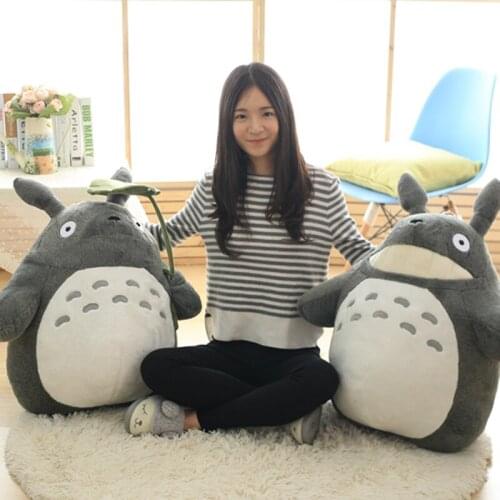 27-70cm Cute wedding press doll children birthday girl Kids Toys Totoro doll Large size pillow Totoro plush toy doll