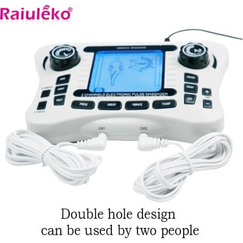 12 Modes TENS Massager Acupuncture Pulse Slimming Muscle Stimulator Relax Digital Therapy Pain Relief Physiotherapy Cupping EMS