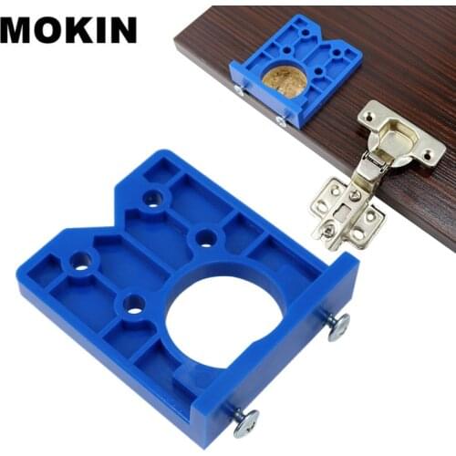 Hinge Jig Drilling Dowel Jig 35mm Concealed Guide Hinge Hole Drilling Guide Locator Hole Opener Door Cabinet Accessories Tools